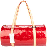 Louis Vuitton Red Vernis Monogram Bedford Papillon Handbag