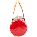 Louis Vuitton Red Vernis Monogram Bedford Papillon Handbag