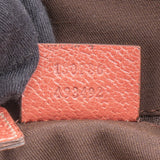 Gucci Suede Monogram Abbey Handbag