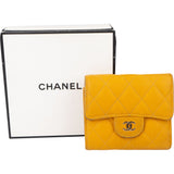 Chanel Quilted Caviar Leather CC Wallet