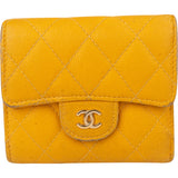 Chanel Quilted Caviar Leather CC Wallet