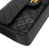 Chanel Quilted Lambskin 24K Gold Medium Double Flap Shoulder Bag