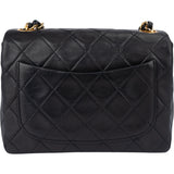 Chanel Quilted Lambskin 24K Gold Single Flap Crossbody Bag