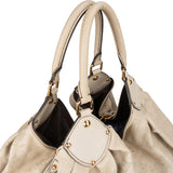Louis Vuitton Leather Monogram Mahina XL Handbag