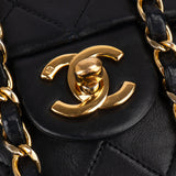 Chanel Quilted Lambskin 24K Gold Single Flap Crossbody Bag