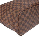Louis Vuitton Damier Ebene Monogram Neverfull MM Shopper Handbag