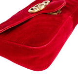 Gucci Red Velvet GG Marmont Crossbody Bag
