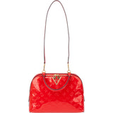 Louis Vuitton Red Vernis Monogram Melrose Handbag