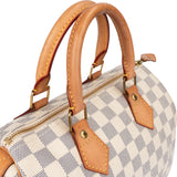 Louis Vuitton Damier Azur Monogram Speedy 25 Handbag