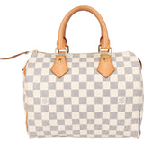 Louis Vuitton Damier Azur Monogram Speedy 25 Handbag