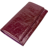 Christian Dior Patent Leather Trotter Monogram Wallet