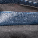 Balenciaga Blue Leather Mini City Handbag