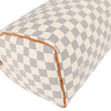 Louis Vuitton Damier Azur Monogram Speedy 25 Handbag