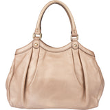 Gucci Metallic Pink Leather Sukey Handbag