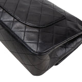 Chanel Quilted Lambskin 24K Gold Medium Double Flap Crossbody Bag