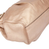 Gucci Metallic Pink Leather Sukey Handbag