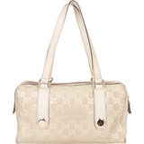 Gucci GG Suede Monogram Twin Charmy Handbag