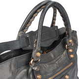 Balenciaga Grey Leather City Handbag