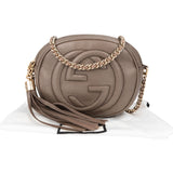 Gucci Leather GG Soho Crossbody Bag