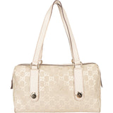 Gucci GG Suede Monogram Twin Charmy Handbag