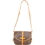 Louis Vuitton Canvas Monogram Saumur 30 Crossbody Bag