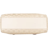 Gucci GG Suede Monogram Twin Charmy Handbag
