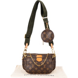 Louis Vuitton Canvas Monogram Multi Pochette Crossbody Bag M44813