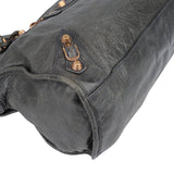 Balenciaga Grey Leather City Handbag
