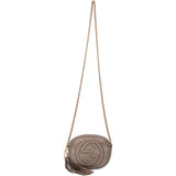 Gucci Leather GG Soho Crossbody Bag
