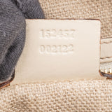 Gucci GG Suede Monogram Twin Charmy Handbag