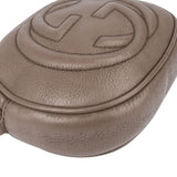 Gucci Leather GG Soho Crossbody Bag