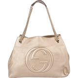 Gucci Leather GG Soho Shoulder Bag