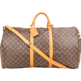 Louis Vuitton Canvas Monogram Keepall 60 Bandouliere