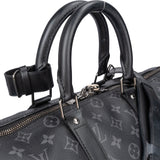 Louis Vuitton Canvas Eclipse Monogram Keepall 45 Bandouliere