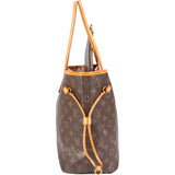 Louis Vuitton Canvas Monogram Neverfull MM Shopper Handbag