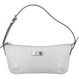 Gucci Silver GG Monogram Boat Mini Handbag