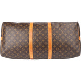 Louis Vuitton Canvas Monogram Keepall 55 Bandouliere
