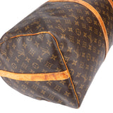 Louis Vuitton Canvas Monogram Keepall 55 Bandouliere