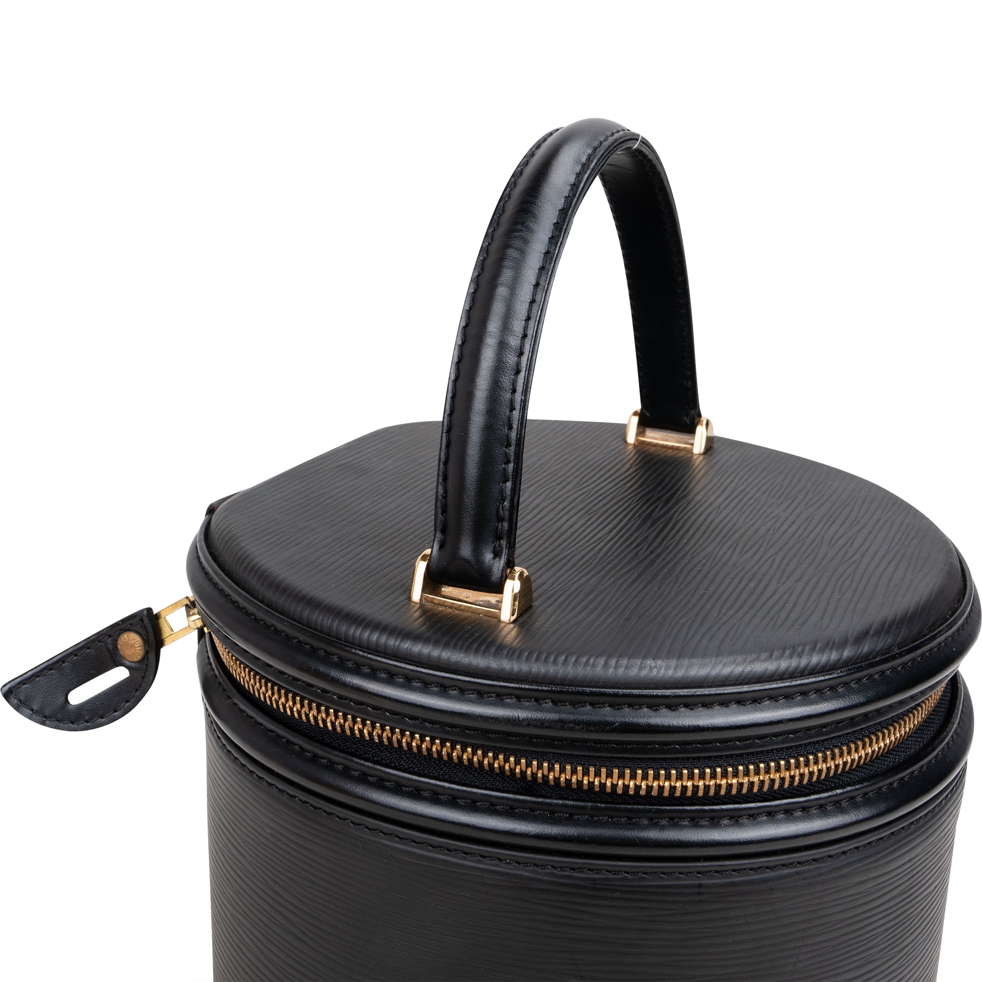Louis Vuitton Noir Epi Leather Cannes Vanity Handbag - vintageandkickz