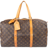 Louis Vuitton Canvas Monogram Sac Souple 45 Travel Bag
