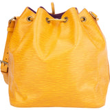 Louis Vuitton Yellow Epi Leather Sac Noe Petit Shoulder Bag