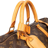 Louis Vuitton Canvas Monogram Keepall 55 Bandouliere