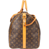 Louis Vuitton Canvas Monogram Keepall 55 Bandouliere