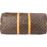 Louis Vuitton Canvas Monogram Keepall 55 Bandouliere