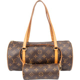 Louis Vuitton Canvas Monogram Papillon Set Handbag
