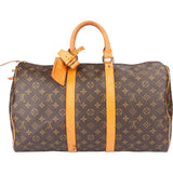 Louis Vuitton Canvas Monogram Keepall 45