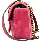 Gucci Pink Satin Marmont Crossbody Bag