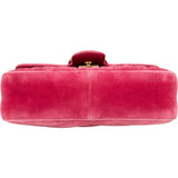 Gucci Pink Satin Marmont Crossbody Bag