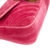 Gucci Pink Satin Marmont Crossbody Bag