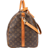 Louis Vuitton Canvas Monogram Keepall 55 Bandouliere